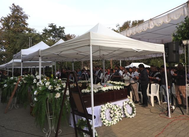 Five laid to rest after tragic bus mishap in Kohima