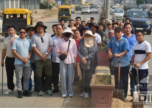 Mass social work carried out across Chümoukedima district