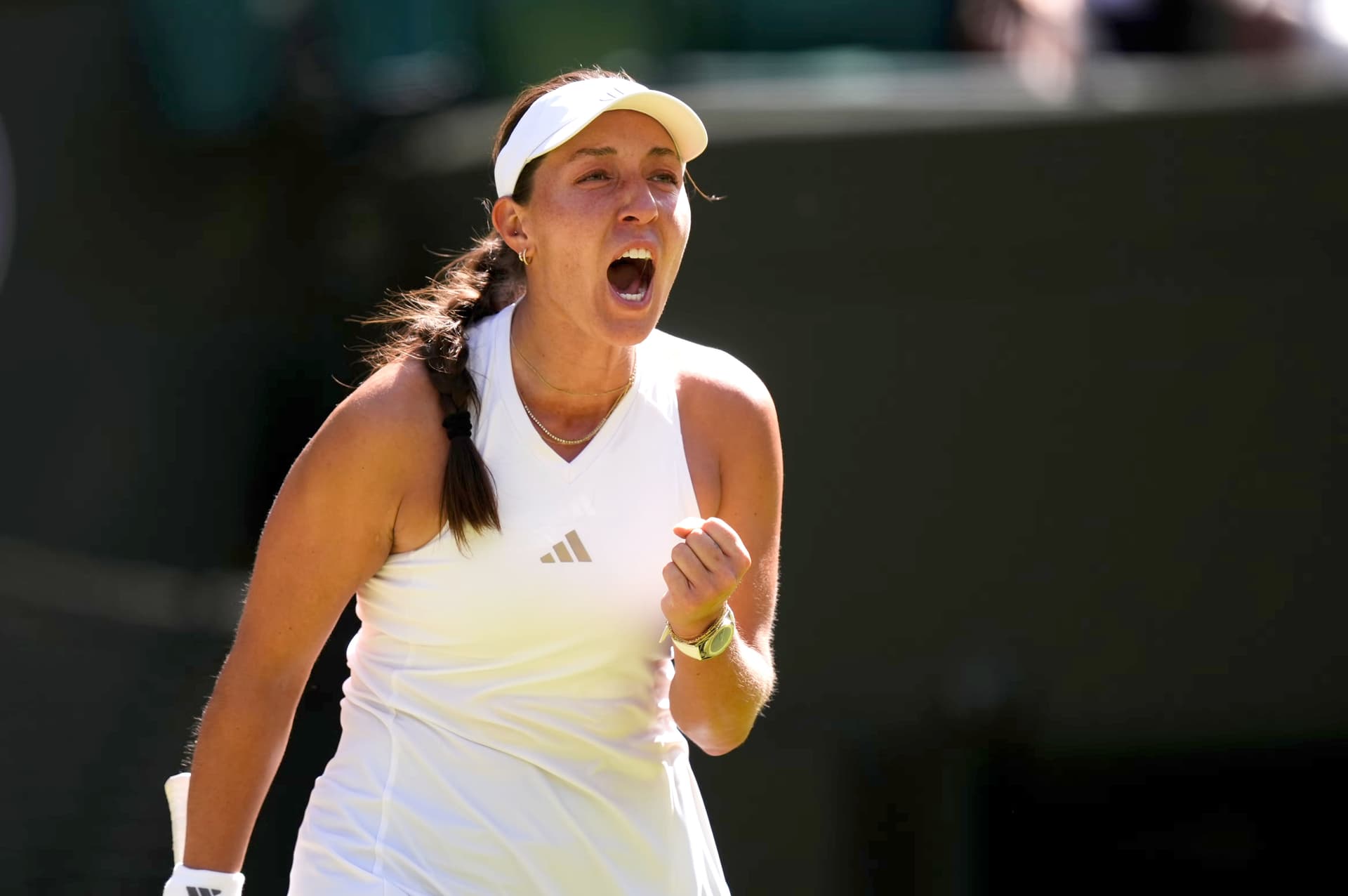 Wimbledon: Jessica Pegula rallies past Iva Jovic to reach second quarter-final
