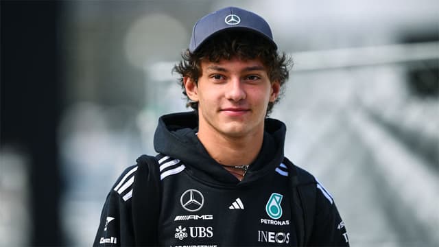 Mercedes driver Kimi Antonelli qualifies on pole for F1's Belgian Grand Prix