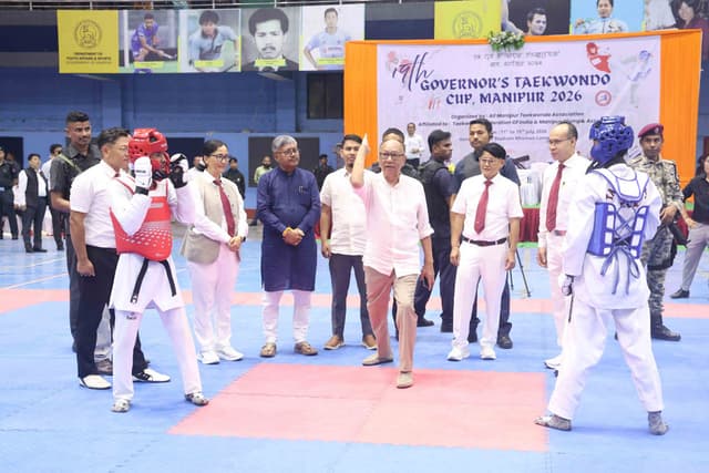 Governor's Taekwondo Cup 2026 begins in Imphal