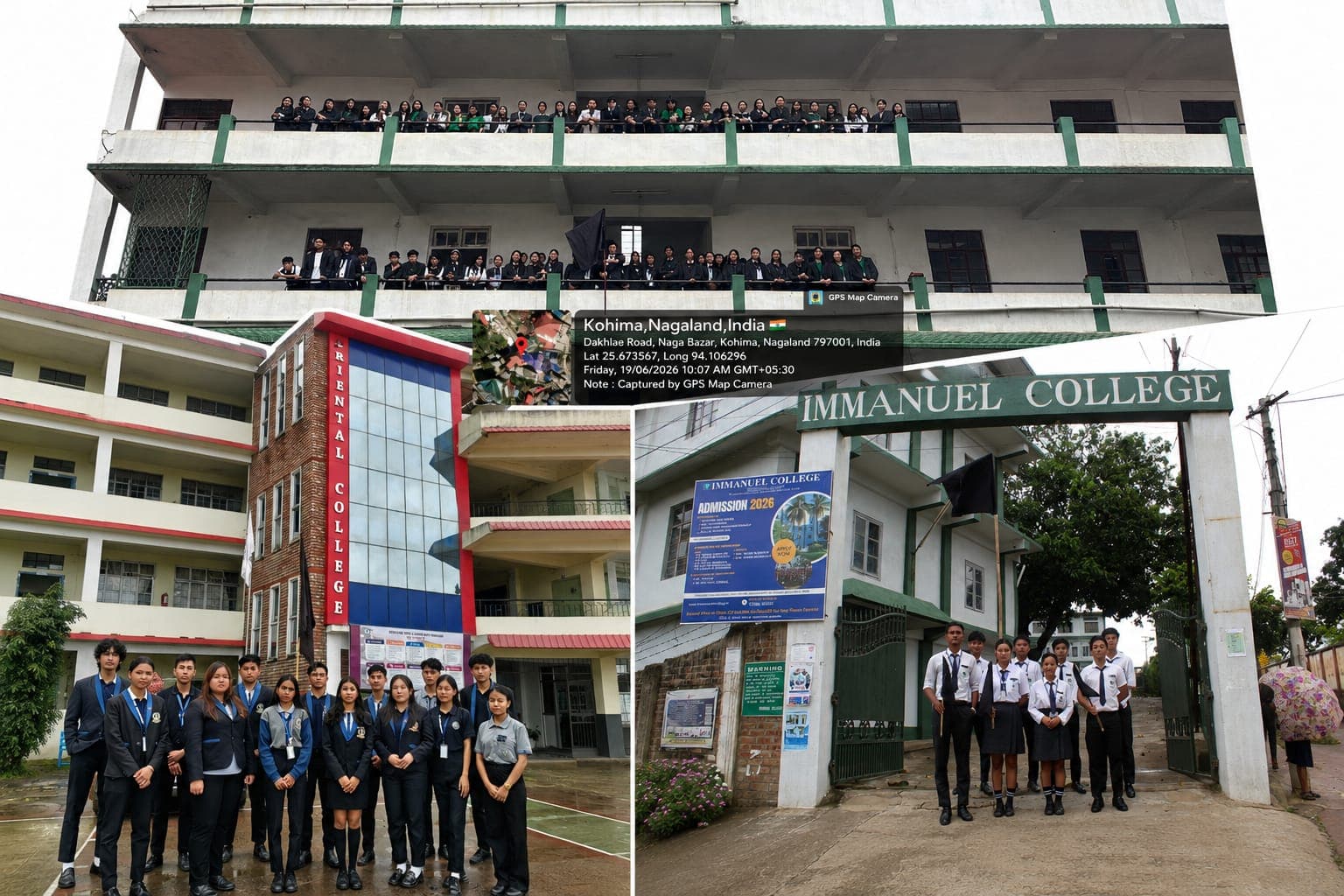 All Nagaland College Students' Union stages ‘Black Friday’ agitation