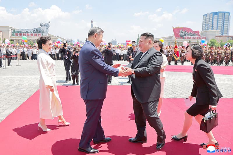 Xi Jinping says important consensus reached with Kim Jong Un as he concludes rare North Korea visit