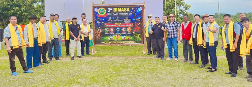 Dimasa Inter-Village Tournament 2026 held at Hazadisa village in Chümoukedima
