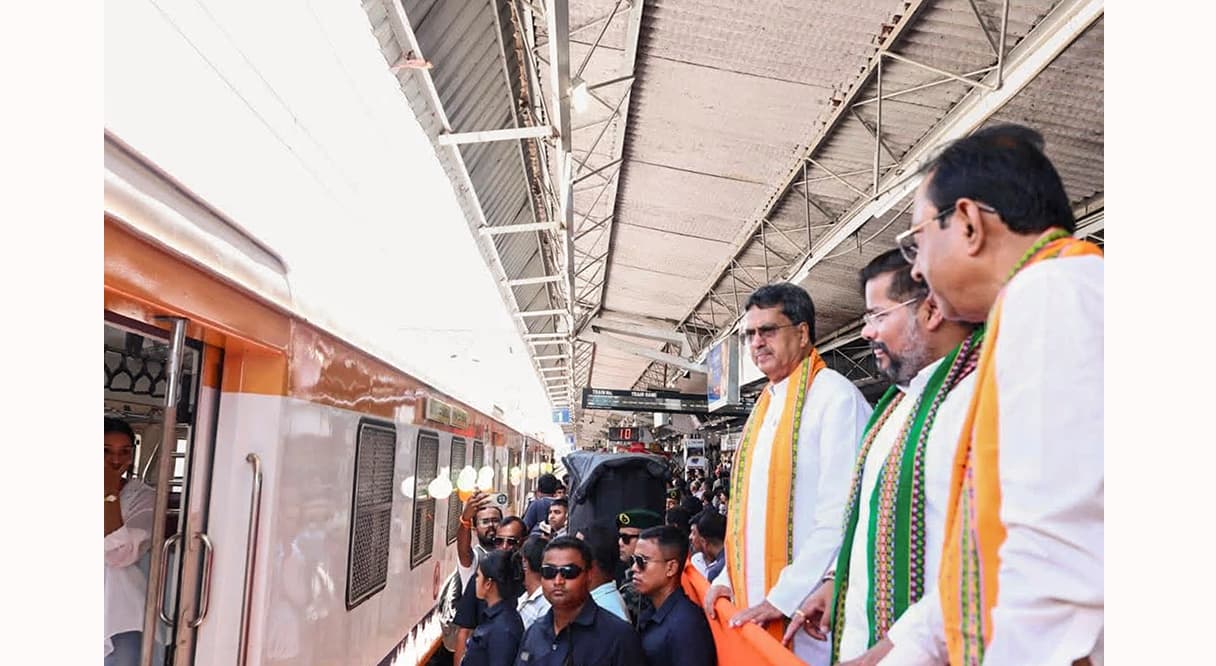 Tripura CM flags off Northeast's first MEMU train service between Agartala and Karimganj