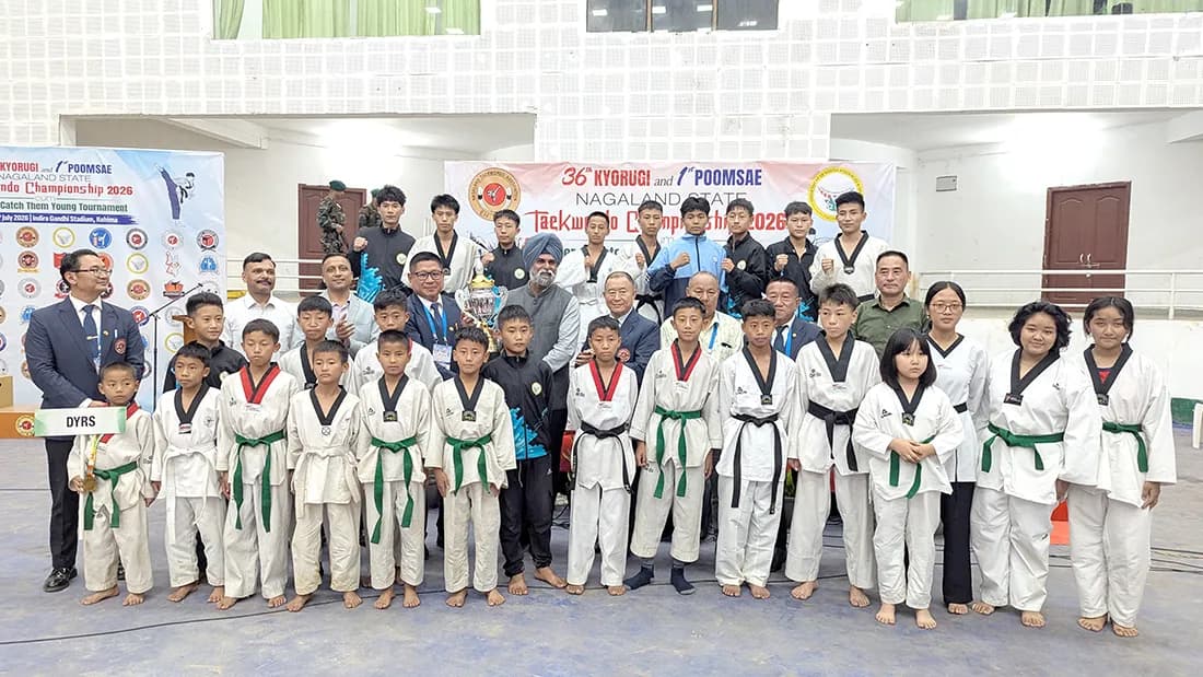 DYRS win Kyorugi title at Nagaland State Taekwondo Championship
