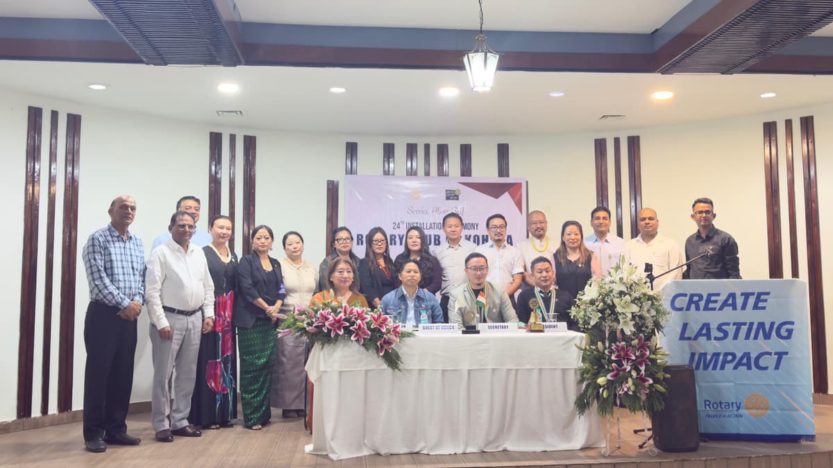 Rotary Club of Kohima installs new board of directors