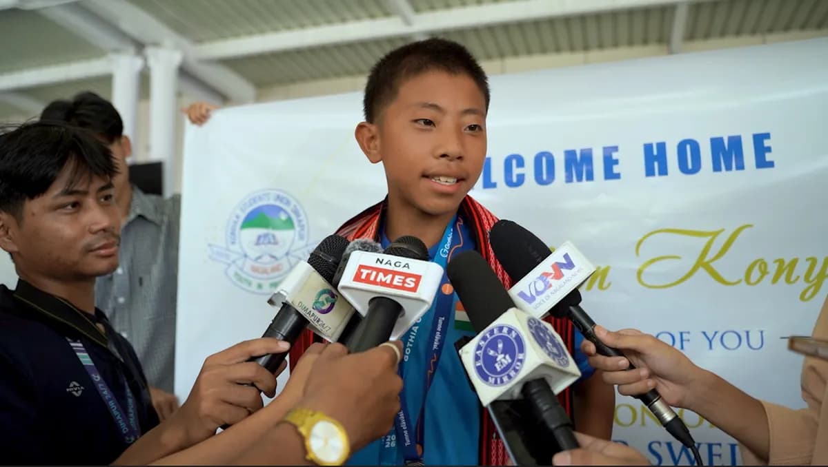 Nagaland's Wangshem Konyak returns home after Gothia, Helsinki Cup triumphs