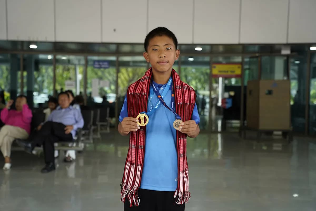 Nagaland's Wangshem Konyak returns home after Gothia, Helsinki Cup triumphs