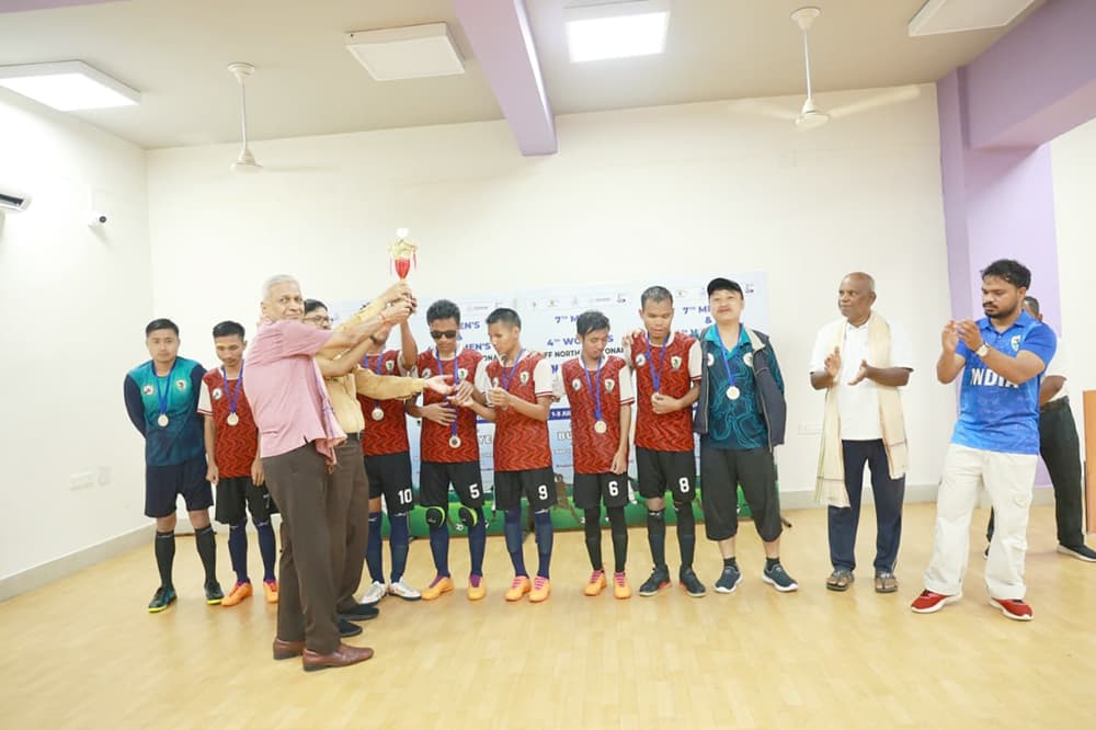 Nagaland men’s blind football team finish runners-up at IBFF Northeast/East Zonal Blind Football Championship