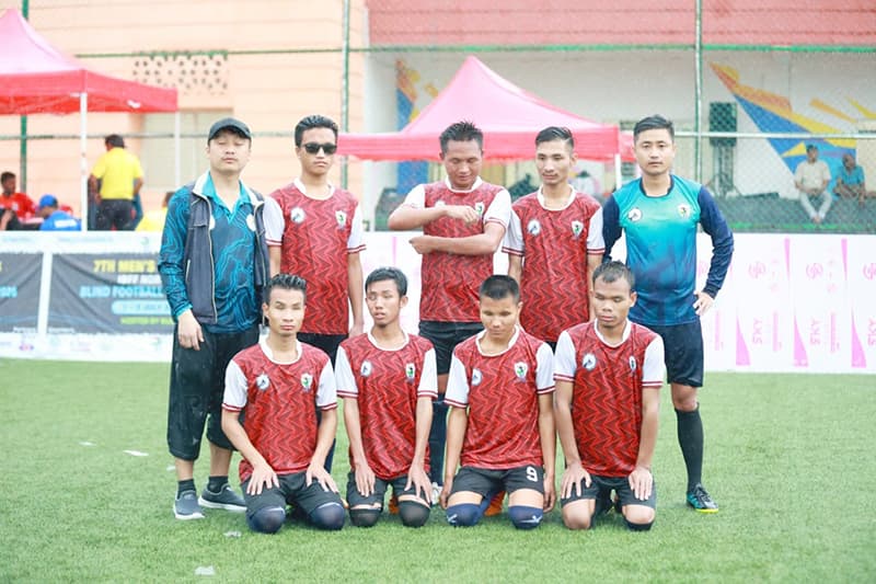 Nagaland men’s blind football team finish runners-up at IBFF Northeast/East Zonal Blind Football Championship