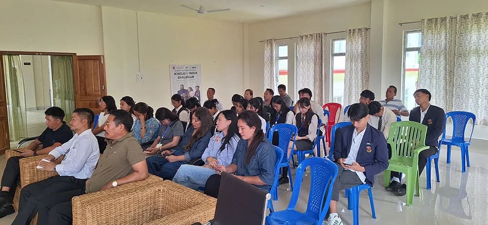 Nagaland educational institutions celebrate National Sports Day with Khelo India Samvaad