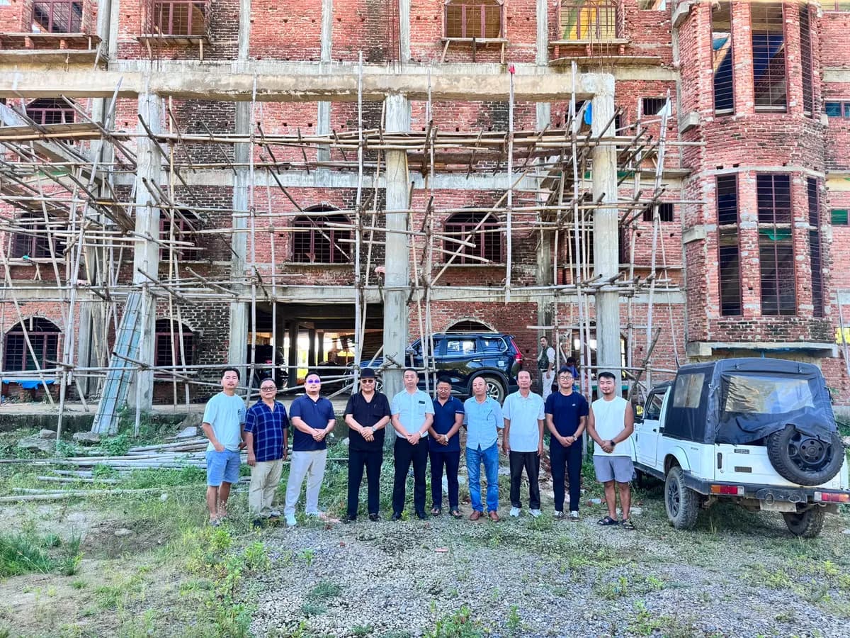 CAWD inspects DC office complexes in Dimapur, Niuland