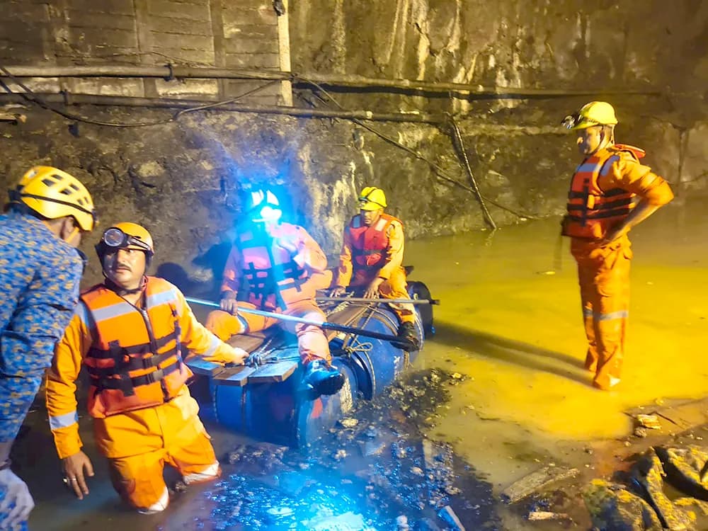 Uttarakhand: 7 dead in Chamoli tunnel tragedy, search on for 3 missing