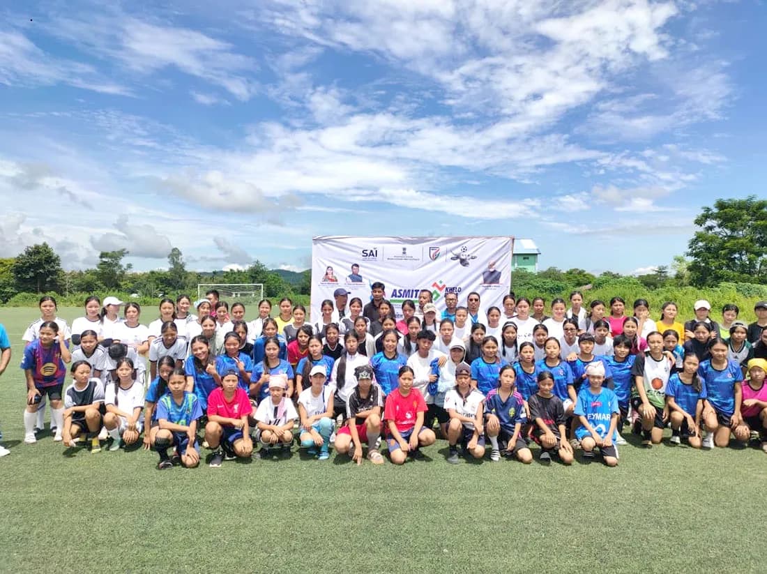 Football Plus Academy win U-16 ASMITA Football League for Women in Jalukie