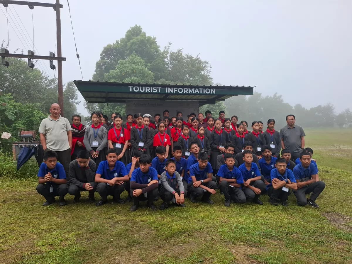 INTACH Nagaland installs tourist information signage at Longkhum