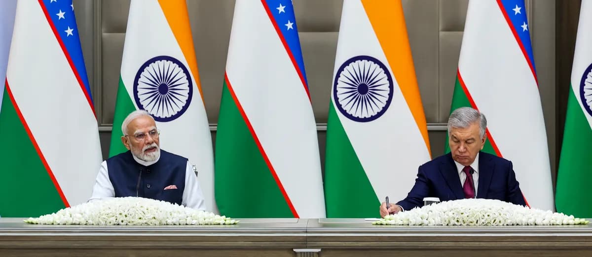 India, Uzbekistan upgrade ties to comprehensive strategic partnership; set USD 5 bn trade target
