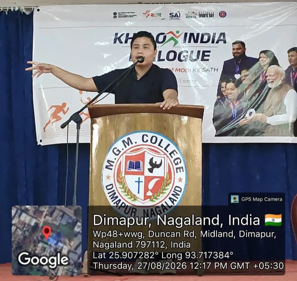 Nagaland educational institutions celebrate National Sports Day with Khelo India Samvaad