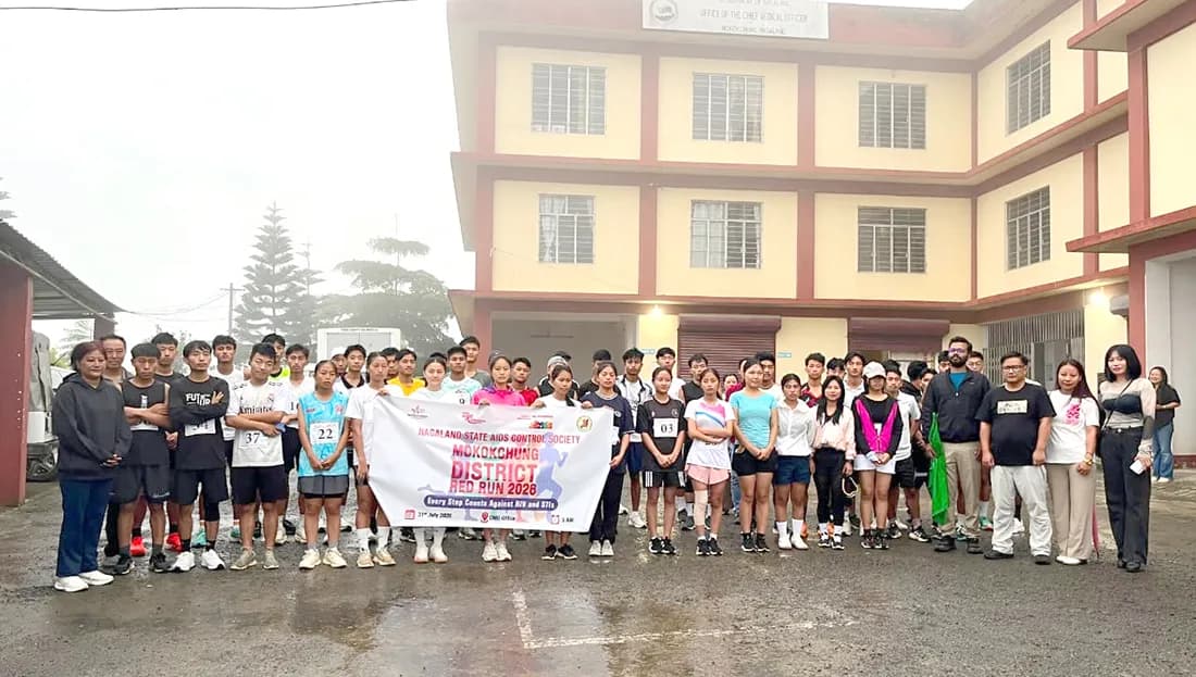 Fourth Red Run marathon held in Mokokchung to spread HIV and STI awareness
