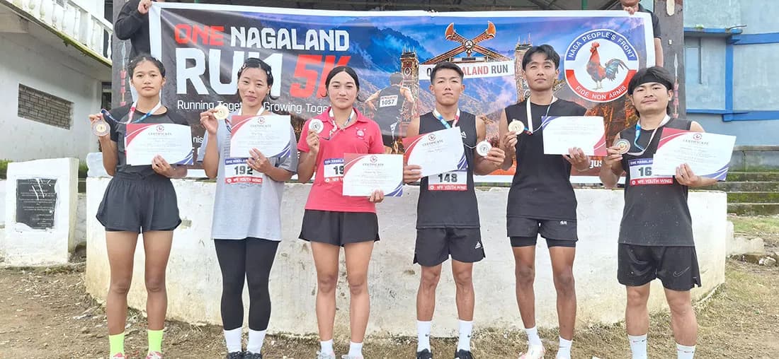 NPF Youth Wing Wokha organises ‘One Nagaland Run 5K’