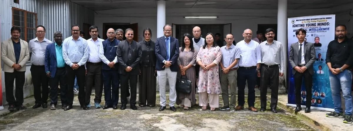 Nagaland University holds AI, multidisciplinary research training