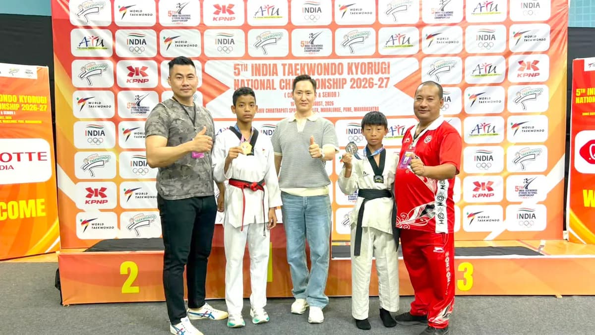 Nagaland win two medals at India Taekwondo Kyorugi National Championship