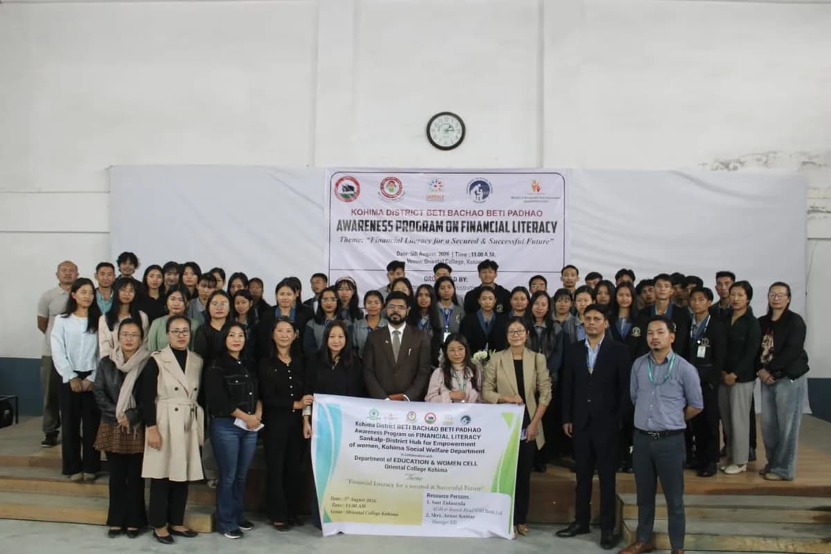 Awareness programme on financial literacy held at Oriental College Kohima