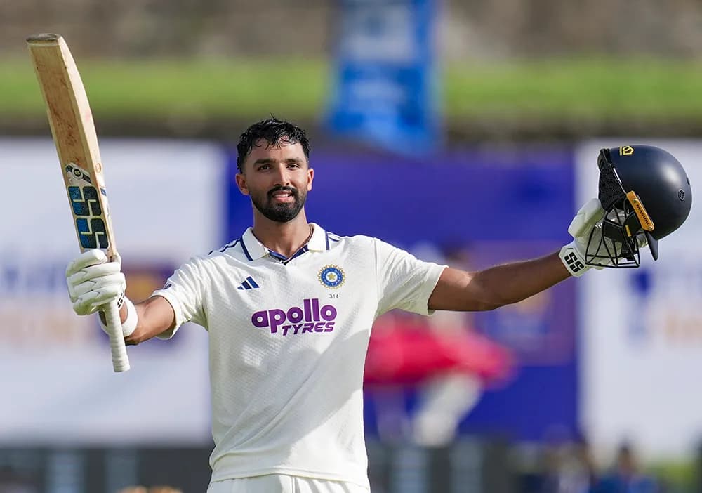 1st Test: Padikkal's maiden ton takes India to 288/2 against SL on Day 1