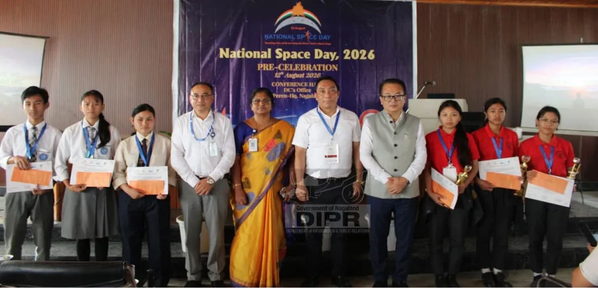 Peren holds pre-celebration programme for National Space Day