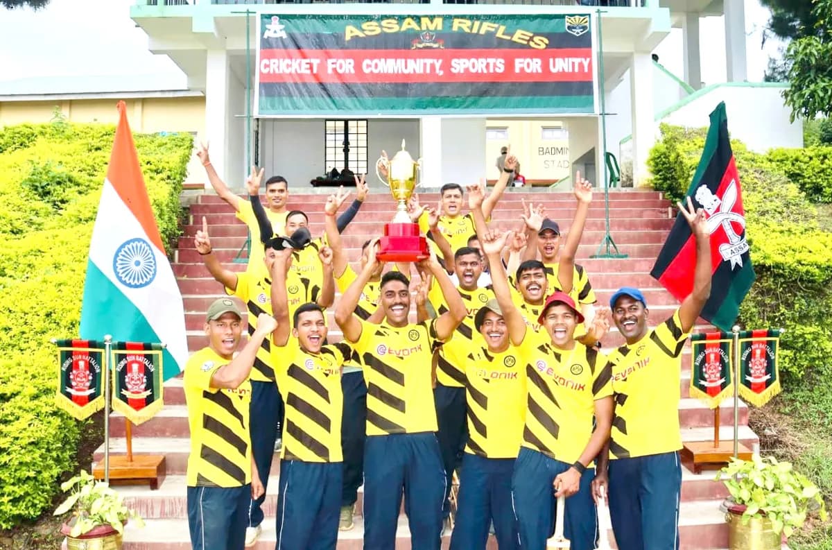 Rising Sun Battalion win Senior Men's Cricket Tournament in Kiphire