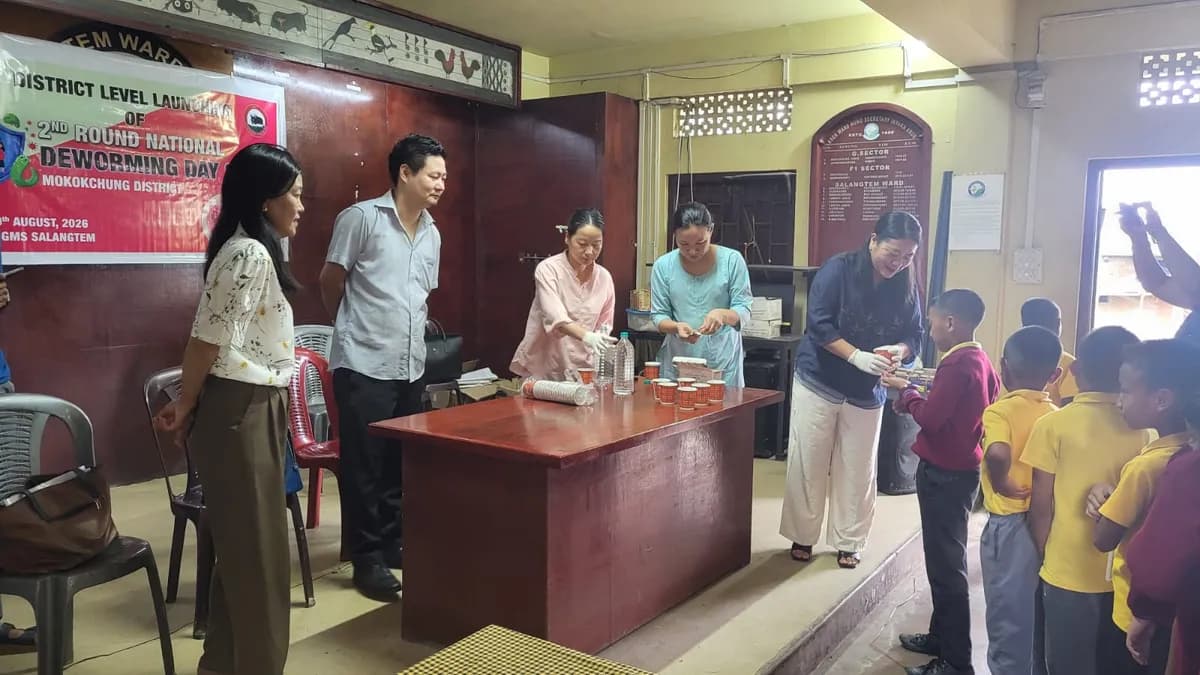 Second round of National Deworming Day launched across multiple districts in Nagaland