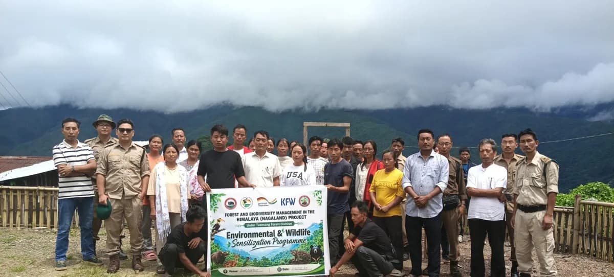 Tuensang Forest Division conducts wildlife sensitisation programme