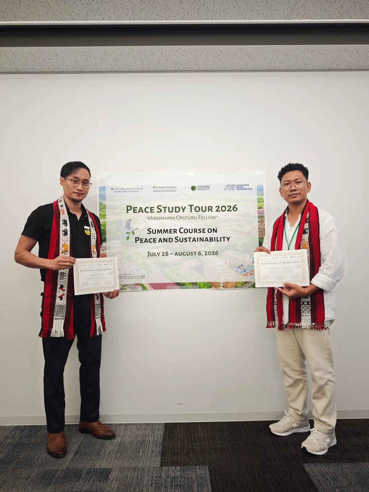 Nagaland University students complete Hiroshima Orizuru Fellowship in Japan