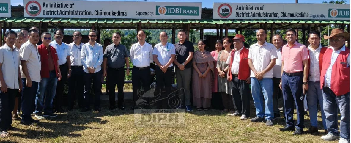 20 bamboo market stalls launched in Medziphema