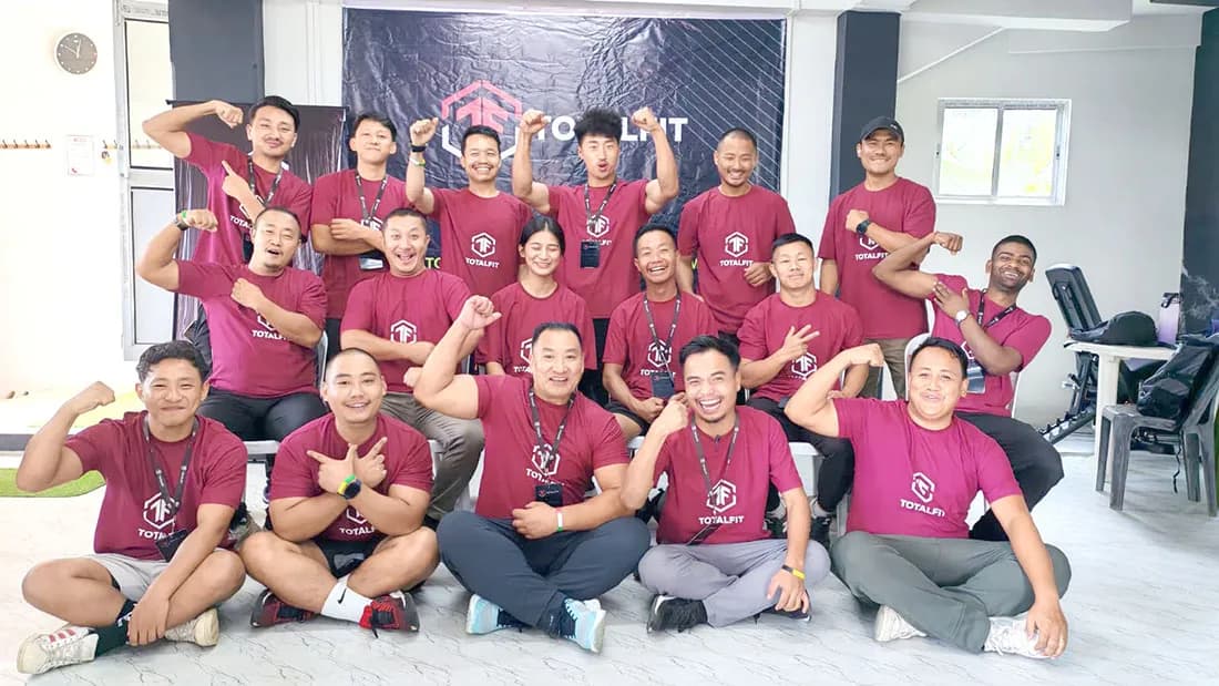 Gethemgo Sports International conducts TotalFit Level 1 training in Kohima