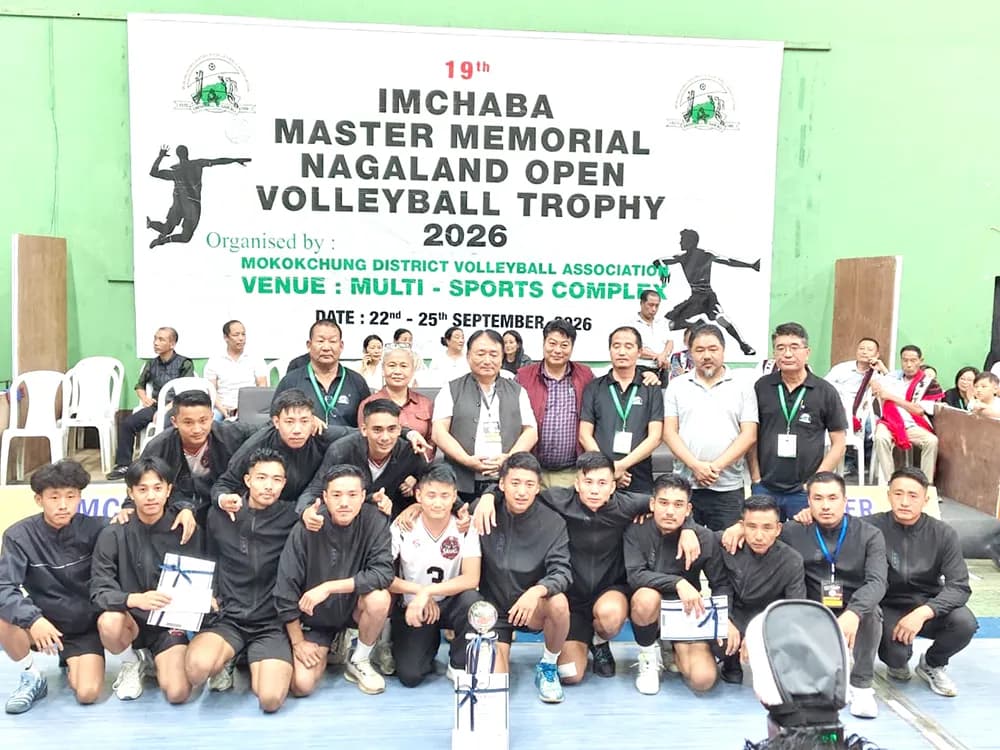Savage Setters VC win 19th Imchaba Master Memorial Nagaland Open Volleyball Trophy