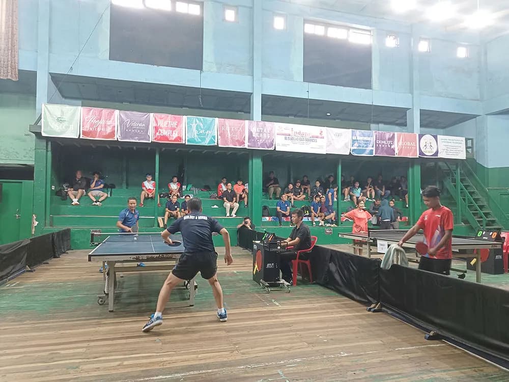 21 departments compete in Inter-Department Table Tennis Tournament