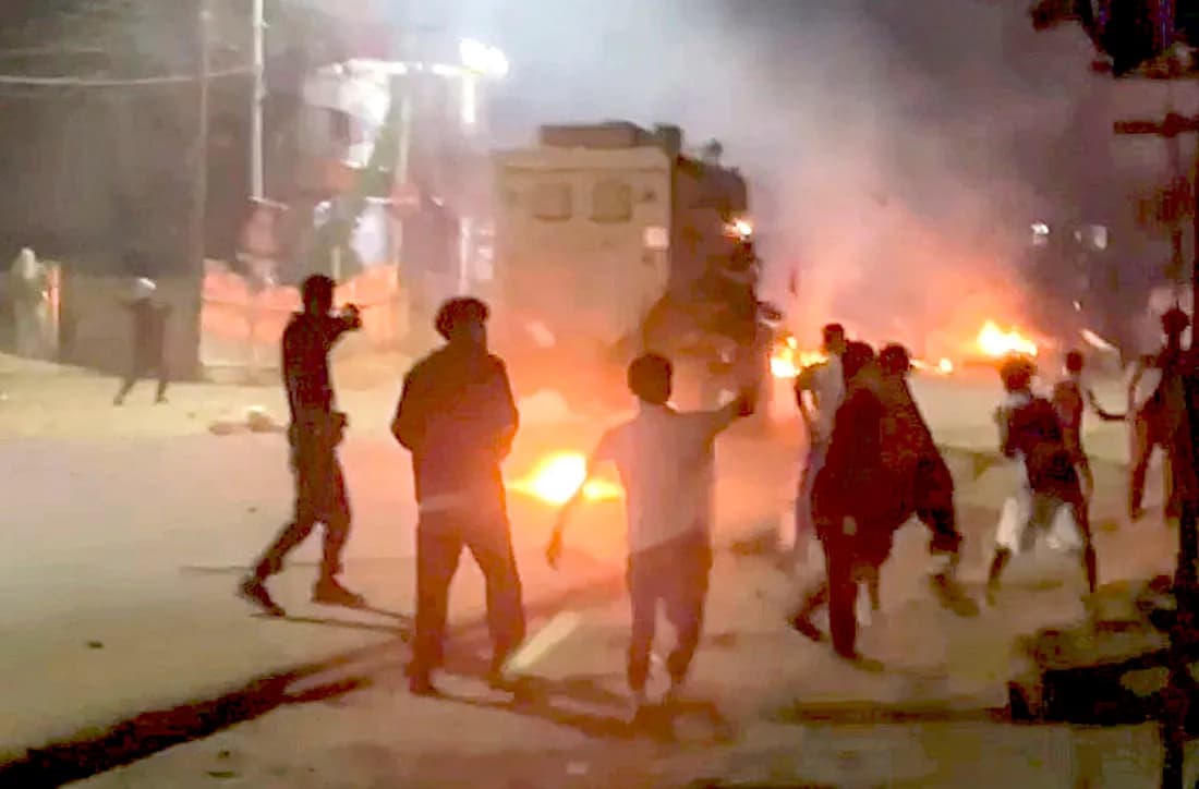 Protests in Manipur's Kangpokpi over detention of 7 Kuki villagers