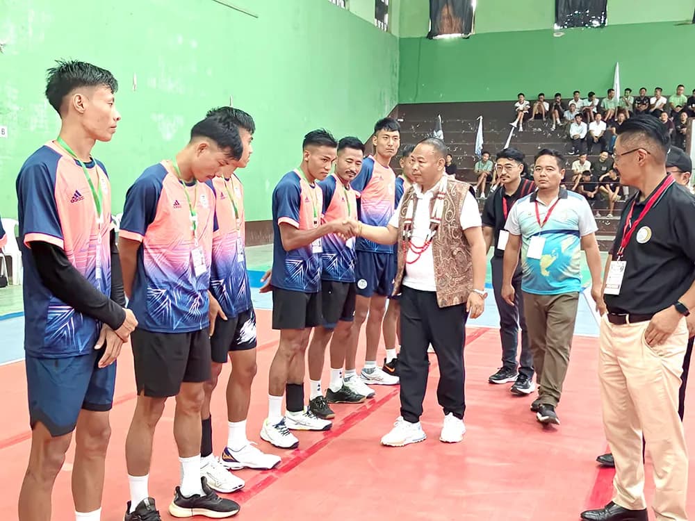 14th Luke Sasong Memorial Volleyball Trophy kicks off in Mokokchung
