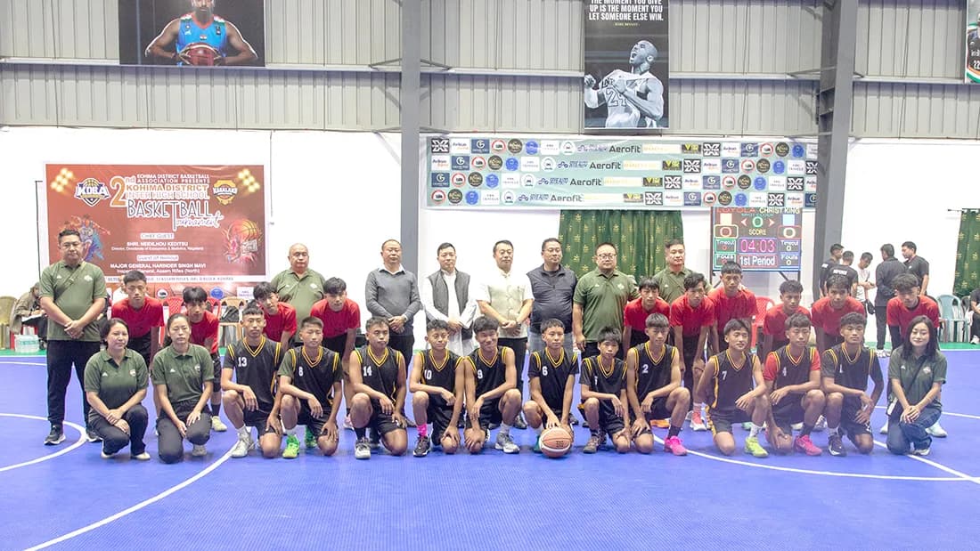 Kohima District Inter High School Basketball Tournament gets underway
