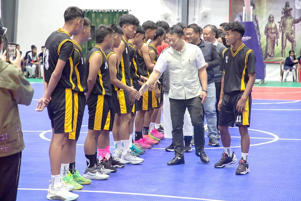 Kohima District Inter High School Basketball Tournament gets underway