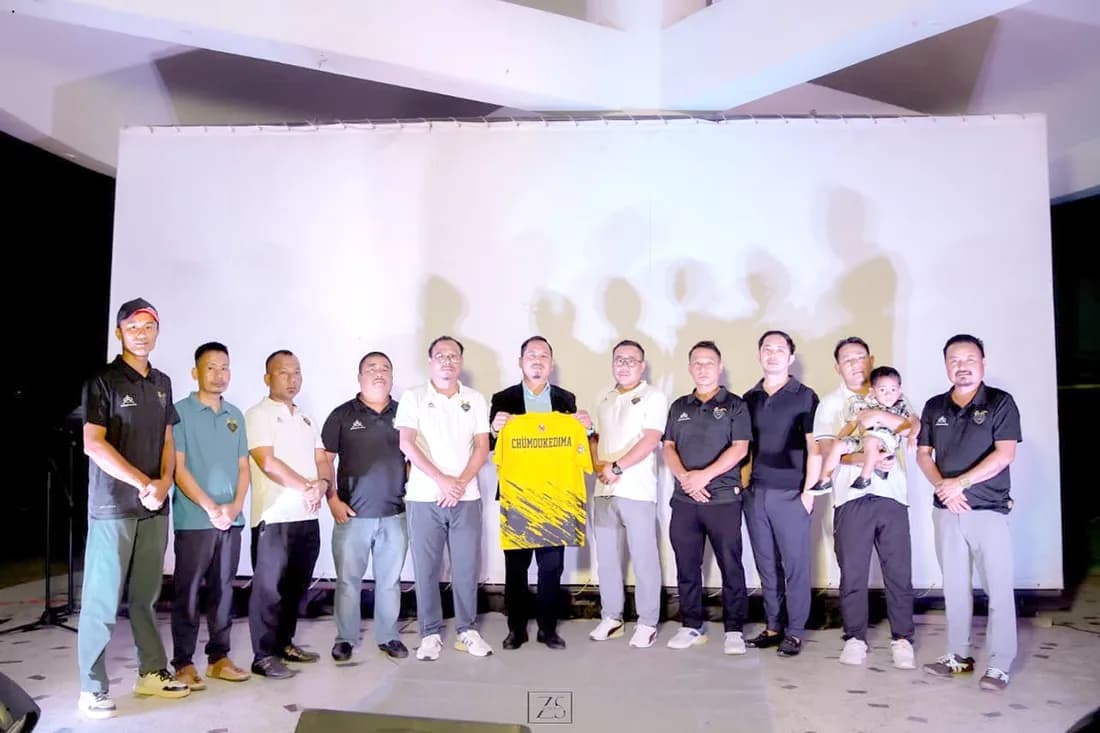 Chümoukedima District Football Association launches jersey for Dr. T Ao Trophy