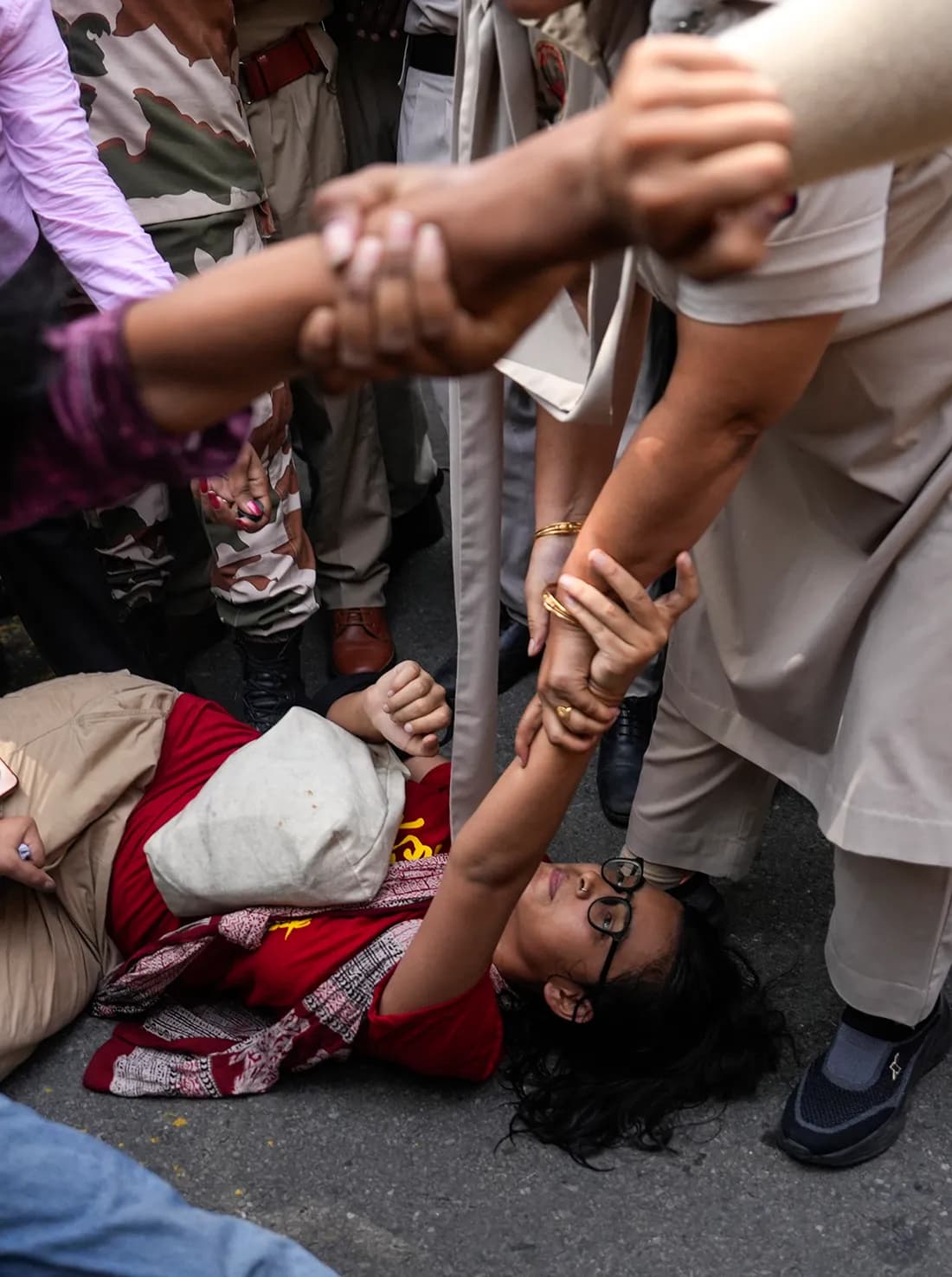 AAP, student leaders among 700 detained as protesters take to streets seeking CEC's ouster