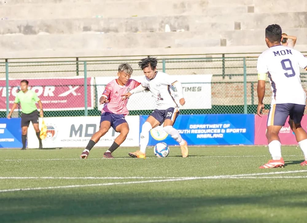 Dr T. Ao Trophy Silver Jubilee Edition: Tuensang hit nine despite red card, Zunheboto score seven, Mon edge Dimapur
