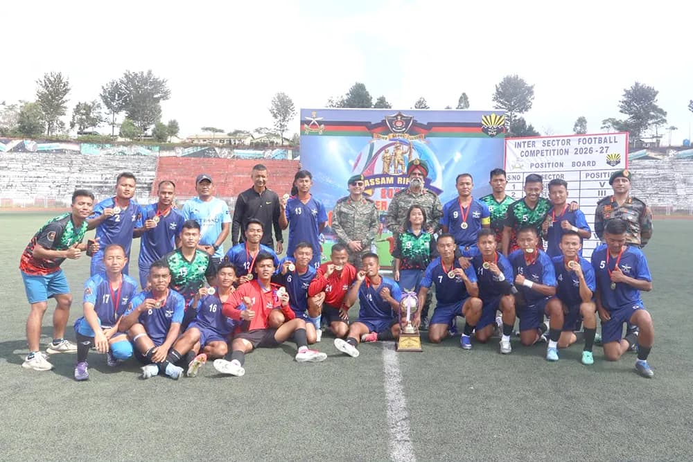 Assam Rifles conducts Freedom Run in Zubza, football tournament in Kohima
