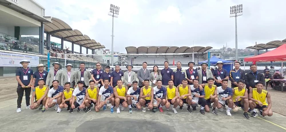 2nd G Rio Memorial Volleyball Trophy begins in Kohima