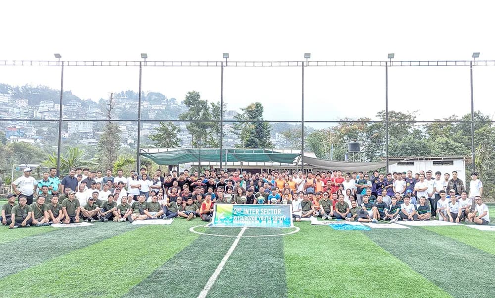 2nd Inter-Sector Kitsubozou Youth Society Sports Meet underway in Kohima