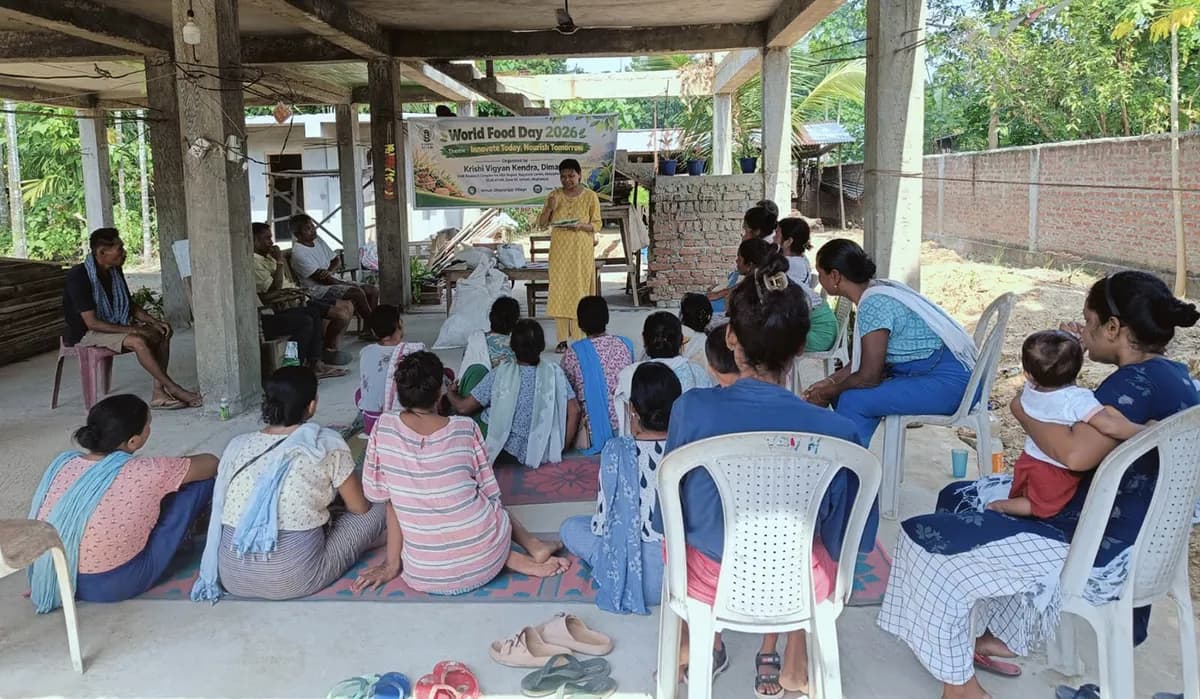 KVK Dimapur observes World Food Day at Dhansiripar