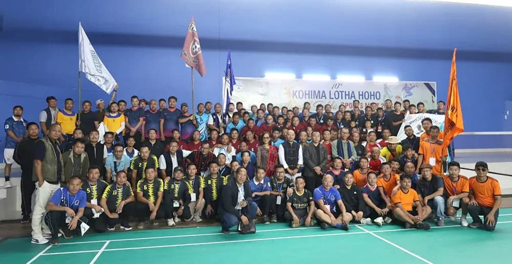 Rhujung United win badminton doubles at Kohima Lotha Hoho Tokhu sports meet