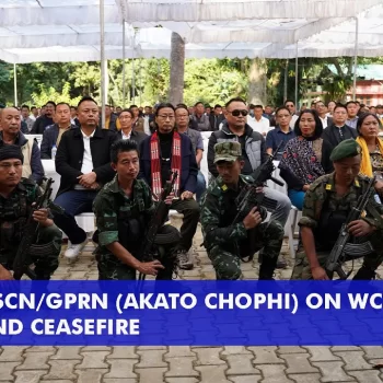 NSCN/GPRN (Akato Chophi) says ceasefire with government of India stands